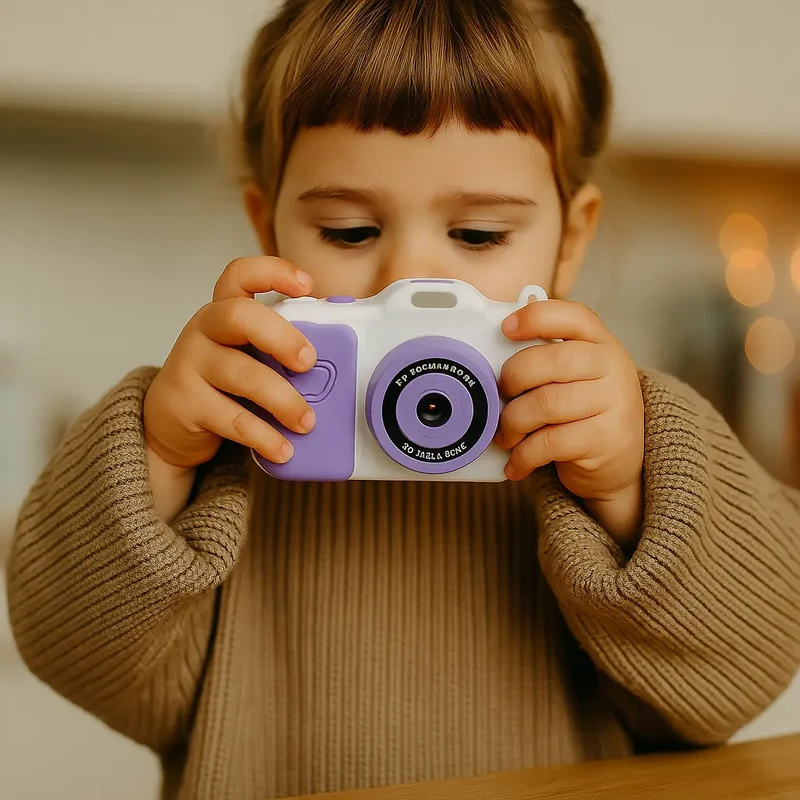 Appareil Photo Instantané pour Enfant - MiniPix™ Violet et Blanc