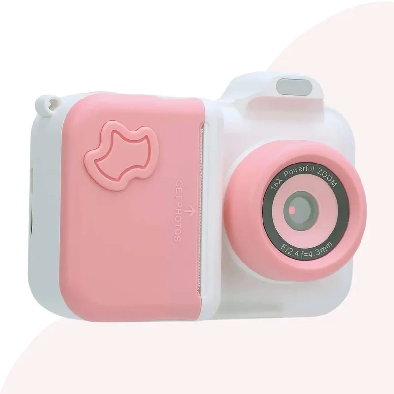 Appareil Photo Instantané pour Enfant - MiniPix™ Rose et Blanc