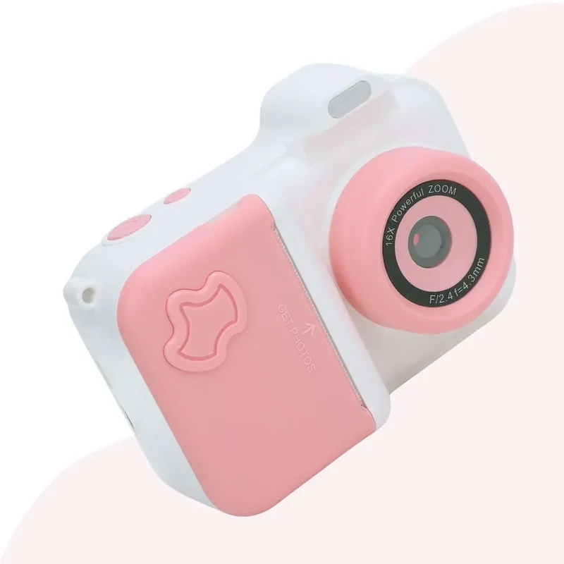 Appareil Photo Instantané pour Enfant - MiniPix™ Rose et Blanc