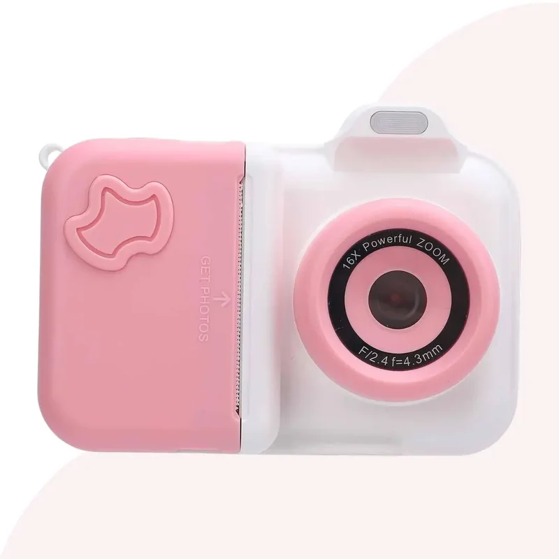 Appareil Photo Instantané pour Enfant - MiniPix™ Rose et Blanc