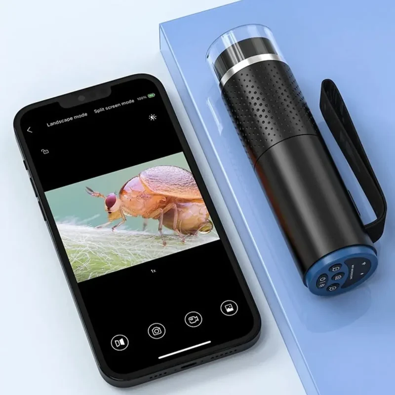 Microscope Électronique Enfant Portable WiFi 1000x – Dès 6 Ans