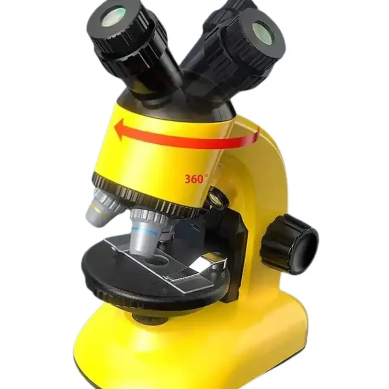Microscope Optique Enfant 1200X Tête Rotative & Filtres – Dès 6 Ans