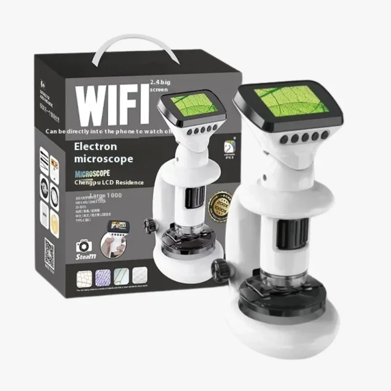Microscope Électronique Enfant avec Écran HD & WiFi – Dès 6 Ans