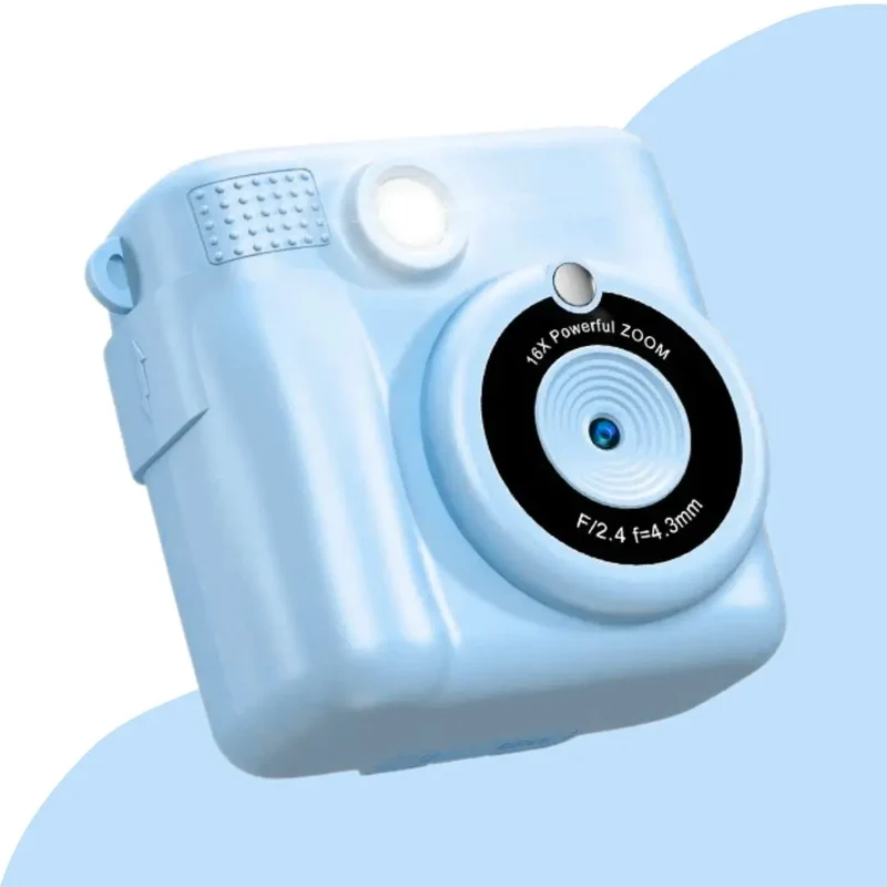 Appareil photo instantané enfant bleu- SnapKid™