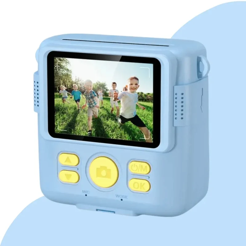 Appareil photo instantané enfant bleu- SnapKid™