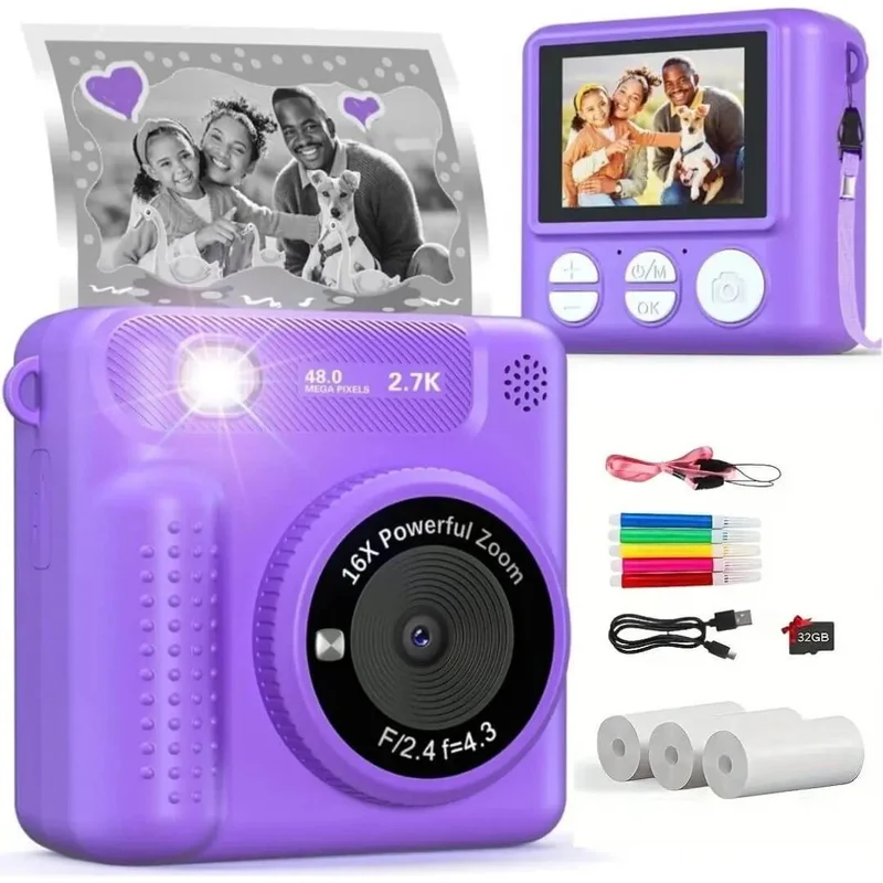 Appareil photo instantané enfant impression thermique - PixiPlay™