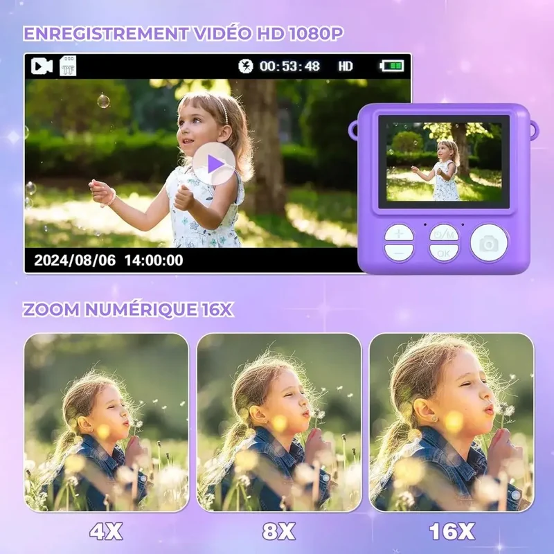 Appareil photo instantané enfant impression thermique - PixiPlay™