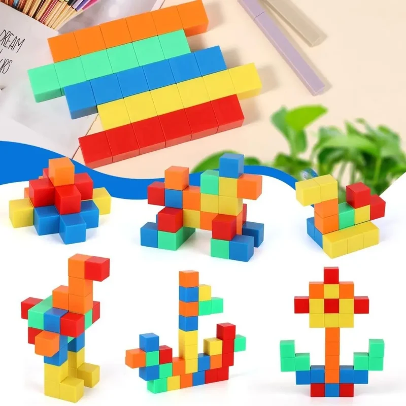 Jeu de construction magnétique rotatif 360° – Magnetic Blocks™