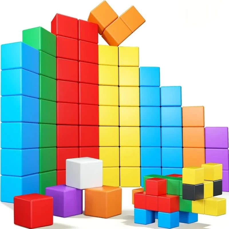 Jeu de construction magnétique rotatif 360° – Magnetic Blocks™