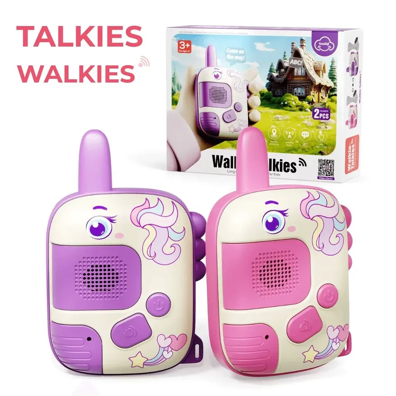 Talkie Walkie Enfant 1000m Portée – PonyTalk™