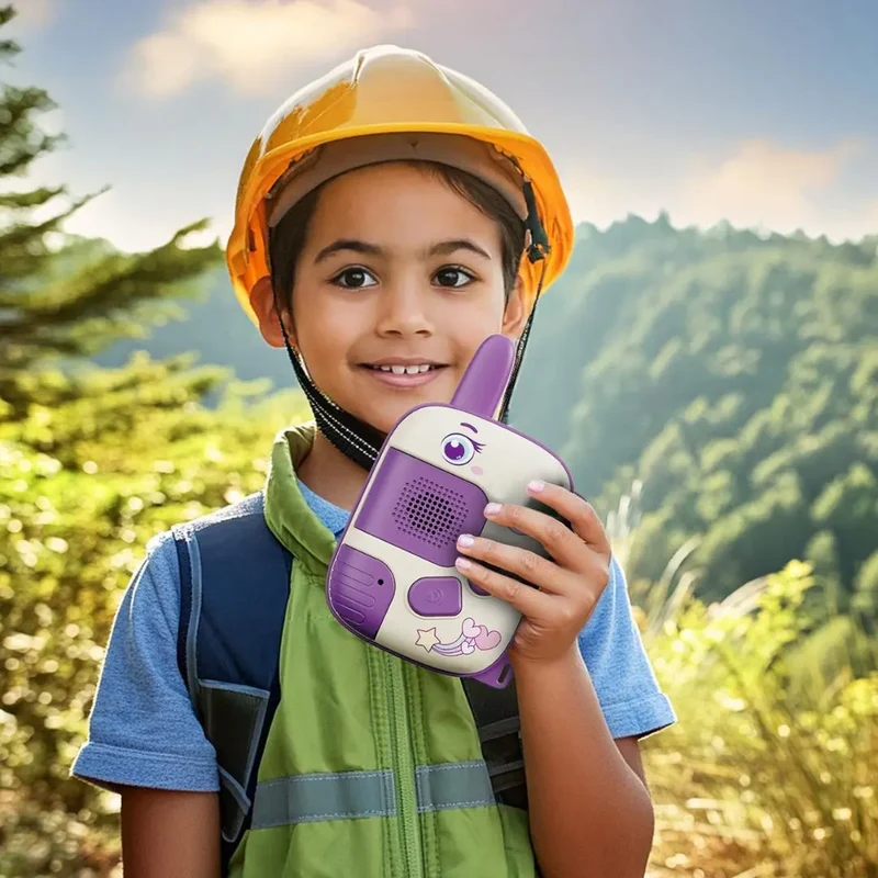 Talkie Walkie Enfant 1000m Portée – PonyTalk™