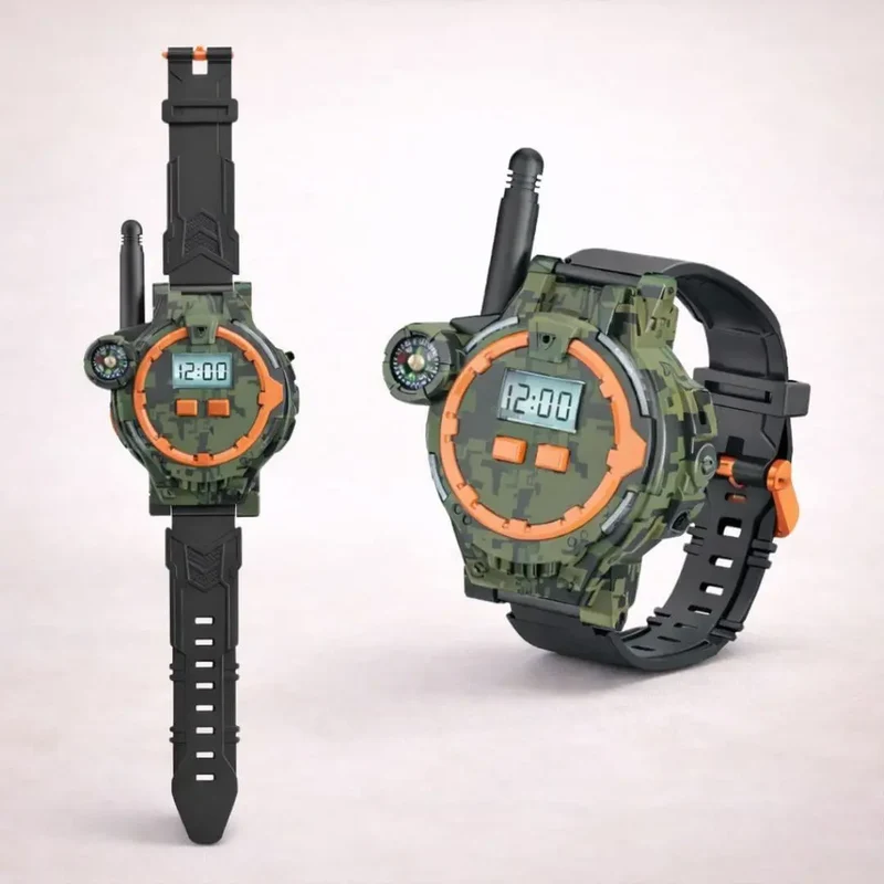 Montre Talkie Walkie Enfant Rechargeable 200m de Portée - RangerTalk™