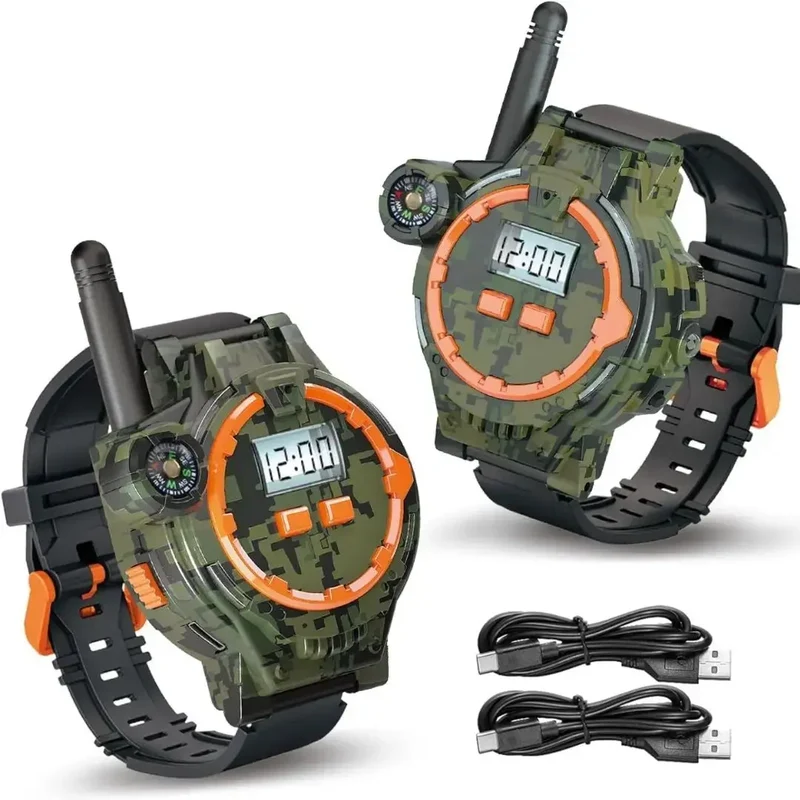 Montre Talkie Walkie Enfant Rechargeable 200m de Portée - RangerTalk™