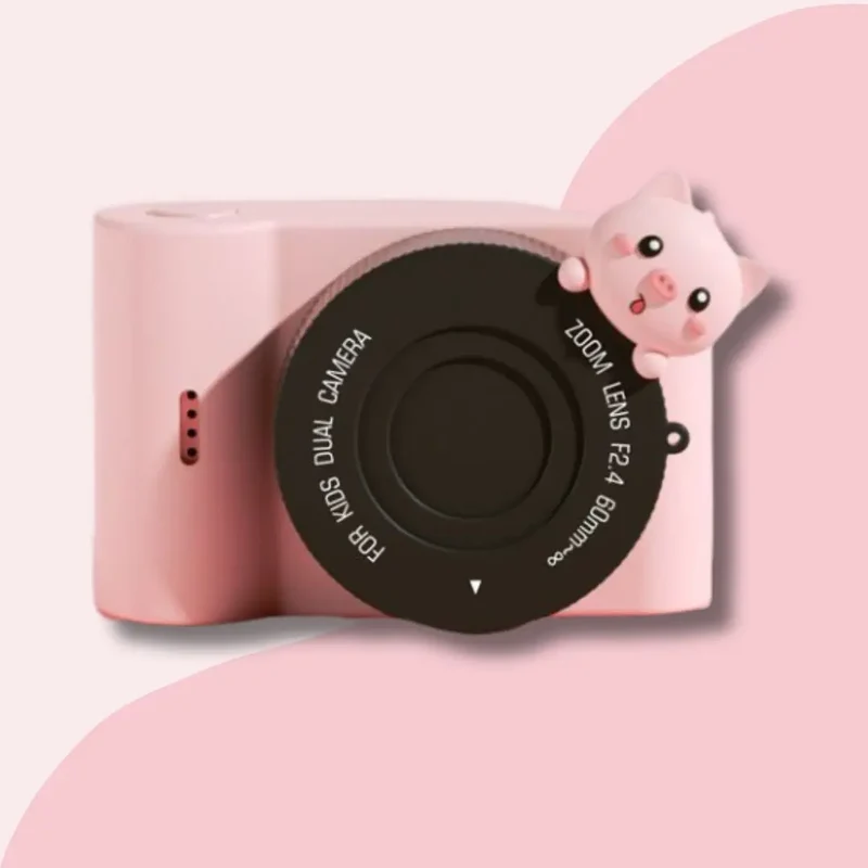 Appareil Photo Enfant Rose Cochon – DreamPix Piggy™