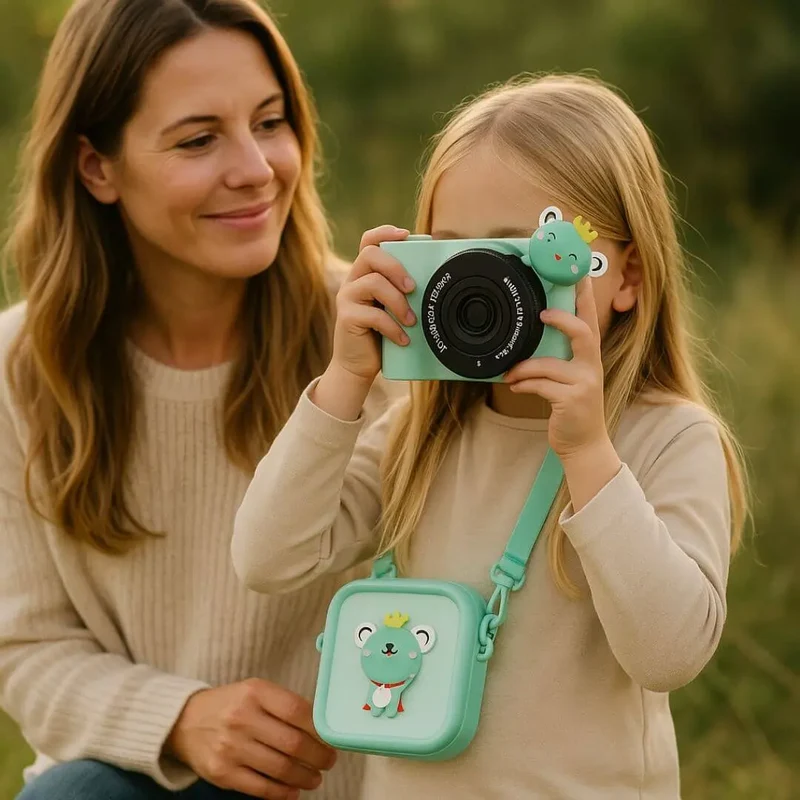 Appareil Photo Enfant Vert – DreamPix Frog™