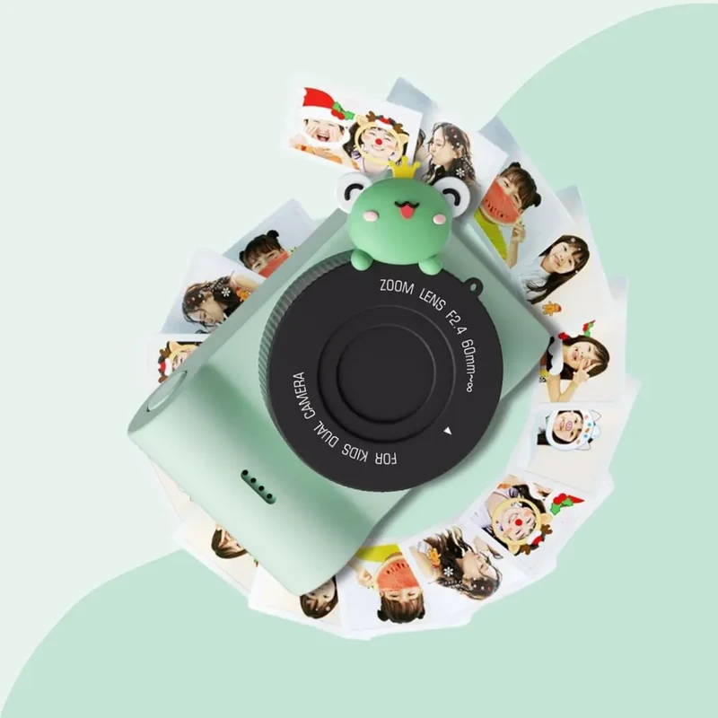 Appareil Photo Enfant Vert – DreamPix Frog™