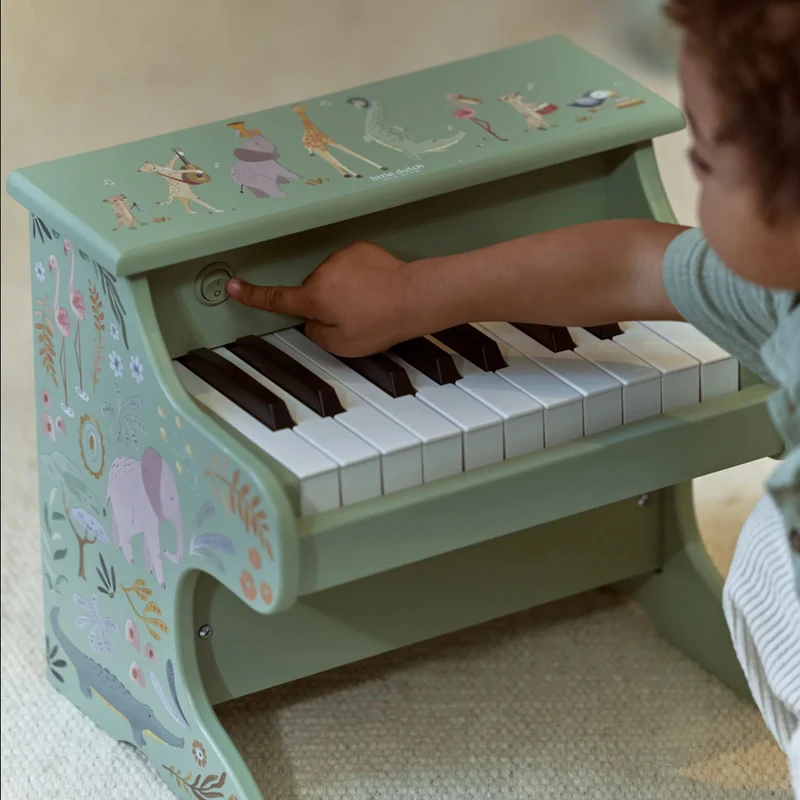 Houten piano - Groen - Safari Friends