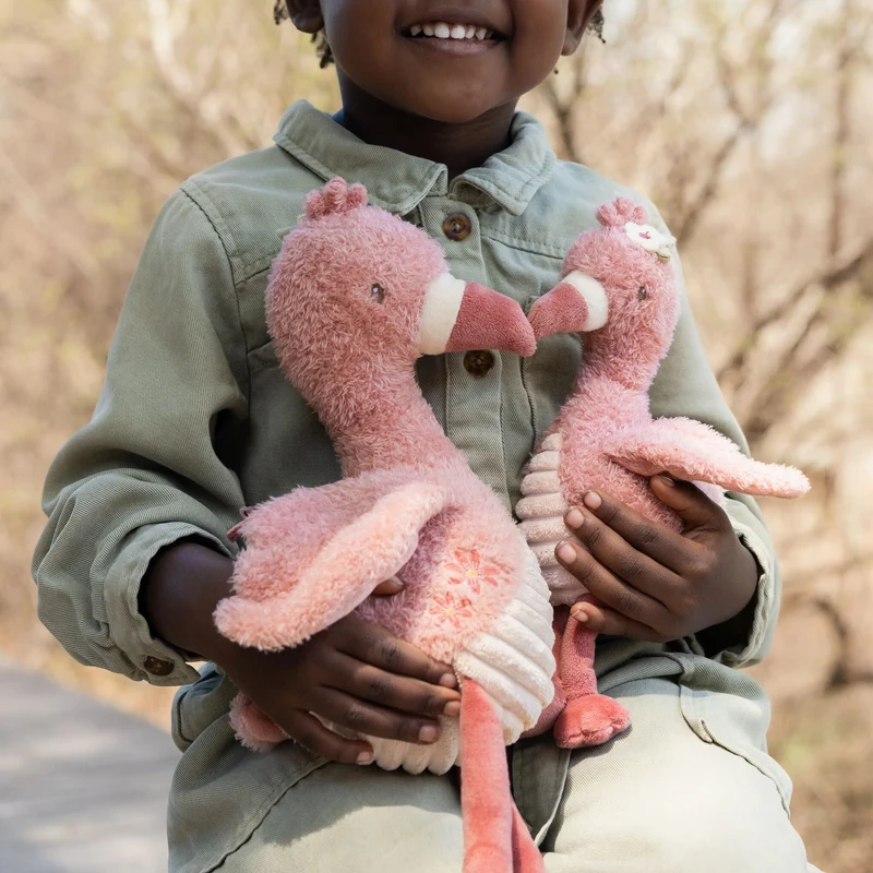 Knuffel Flamingo - Roze - 17 cm