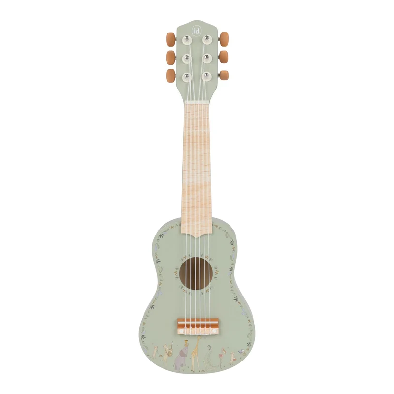Houten gitaar - Groen - Safari Friends
