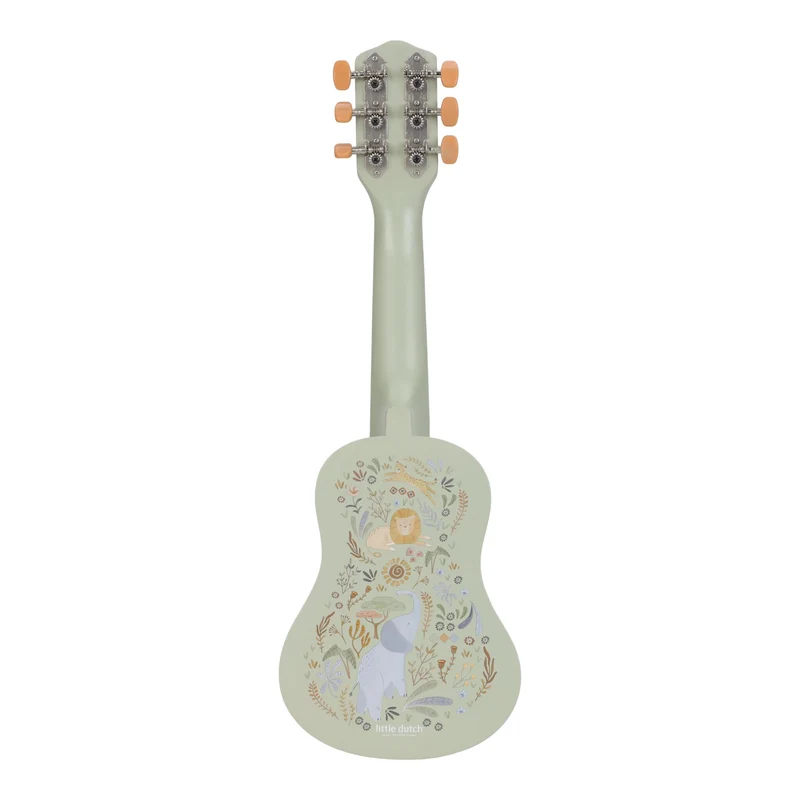 Houten gitaar - Groen - Safari Friends