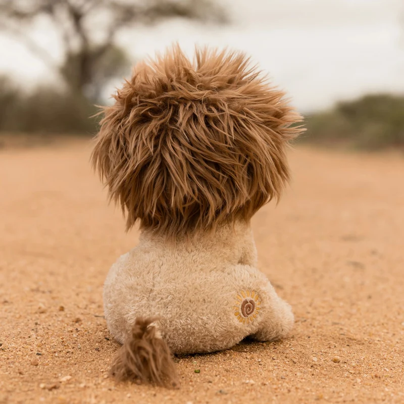 Knuffel Leeuw - Geel - 17 cm