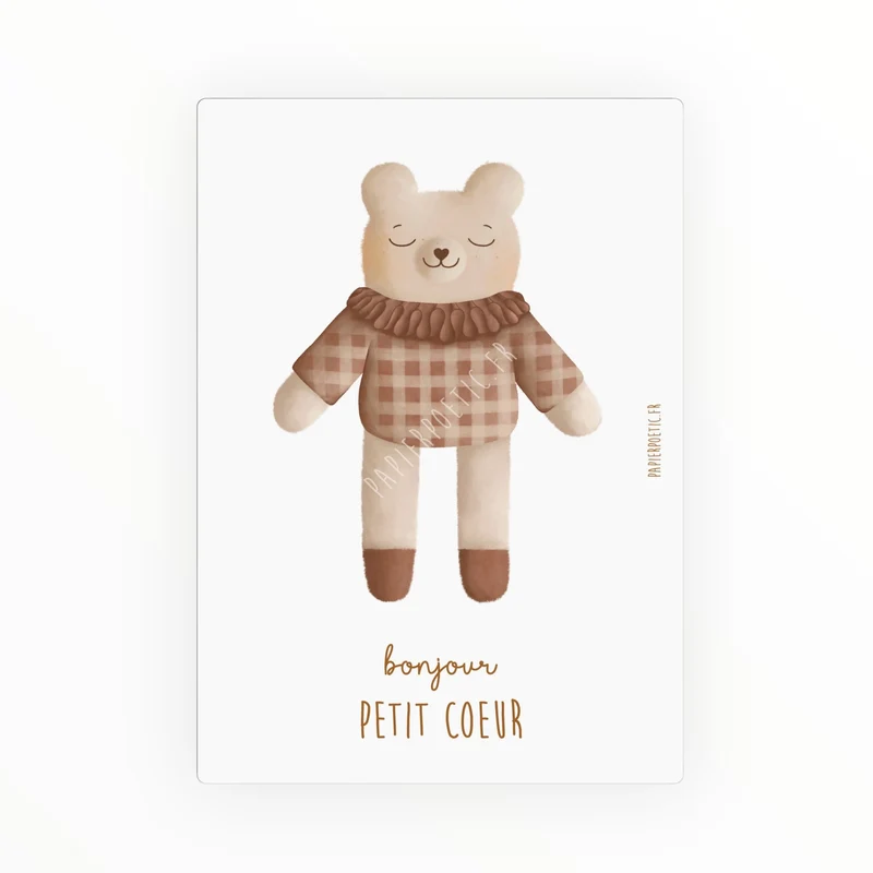 Carte | Ourson blanc