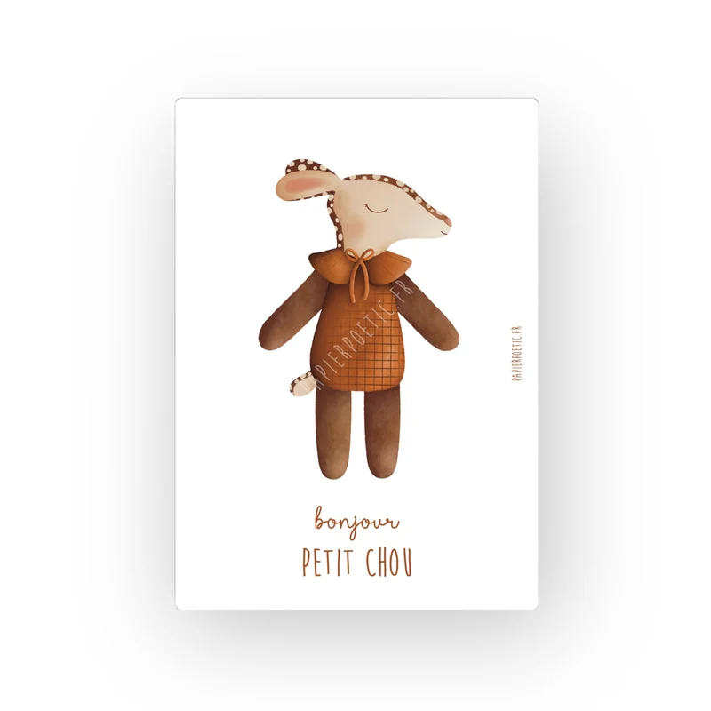 Carte | Doudou biche