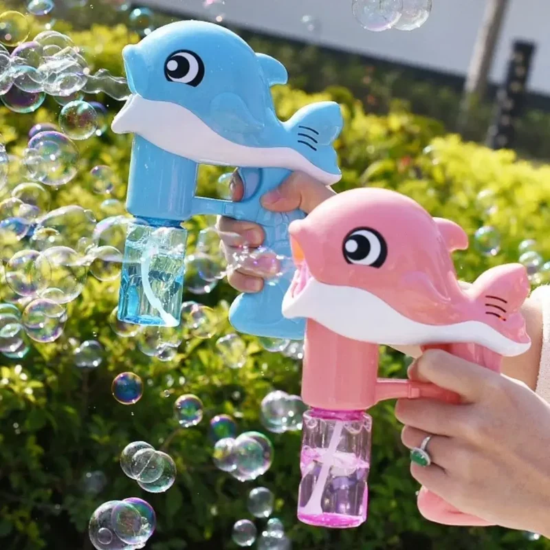 Pistolet à bulles lumineux pour enfants - BuBBLE DAUPHIN™