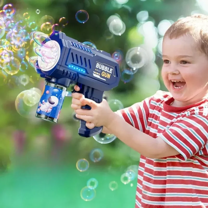 Pistolet à bulles lumineux – 5000 bulles/min - BuBBLE GUN™