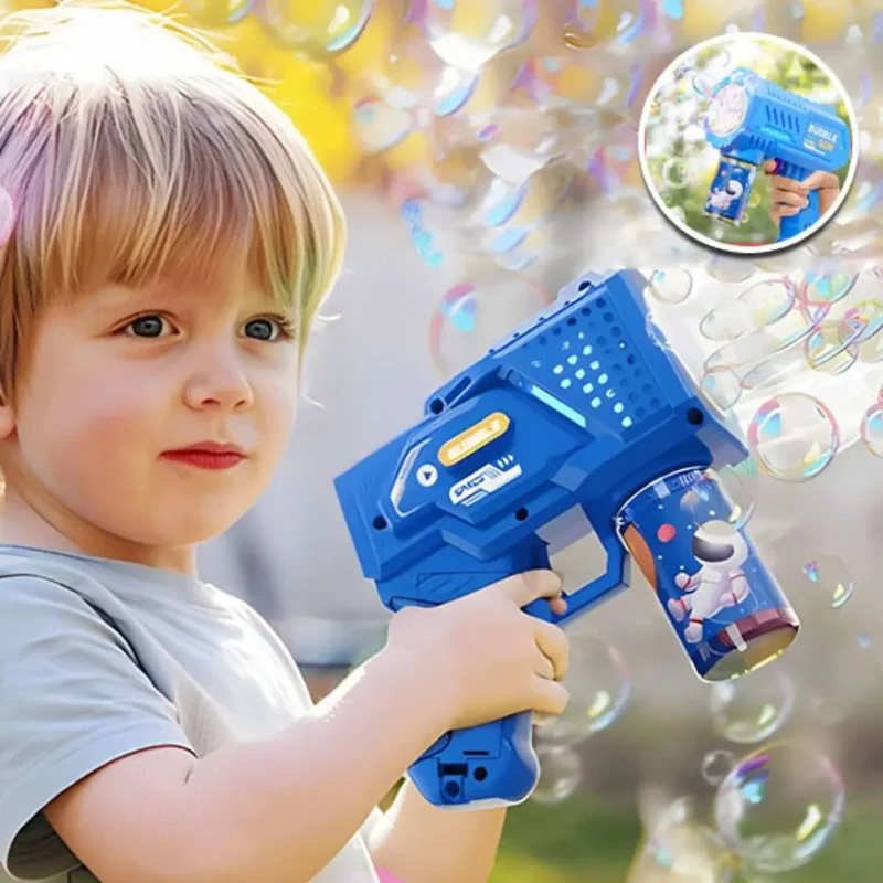 Pistolet à bulles lumineux – 5000 bulles/min - BuBBLE GUN™