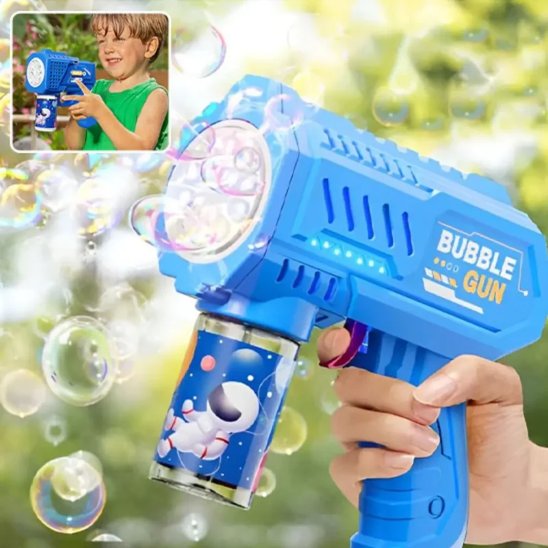 Pistolet à bulles lumineux – 5000 bulles/min - BuBBLE GUN™