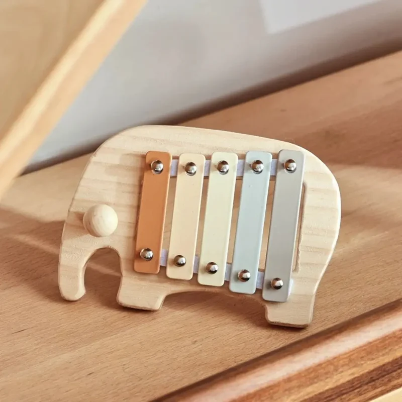 Xylophone en bois 5 notes pour bébé - WoodPlay™