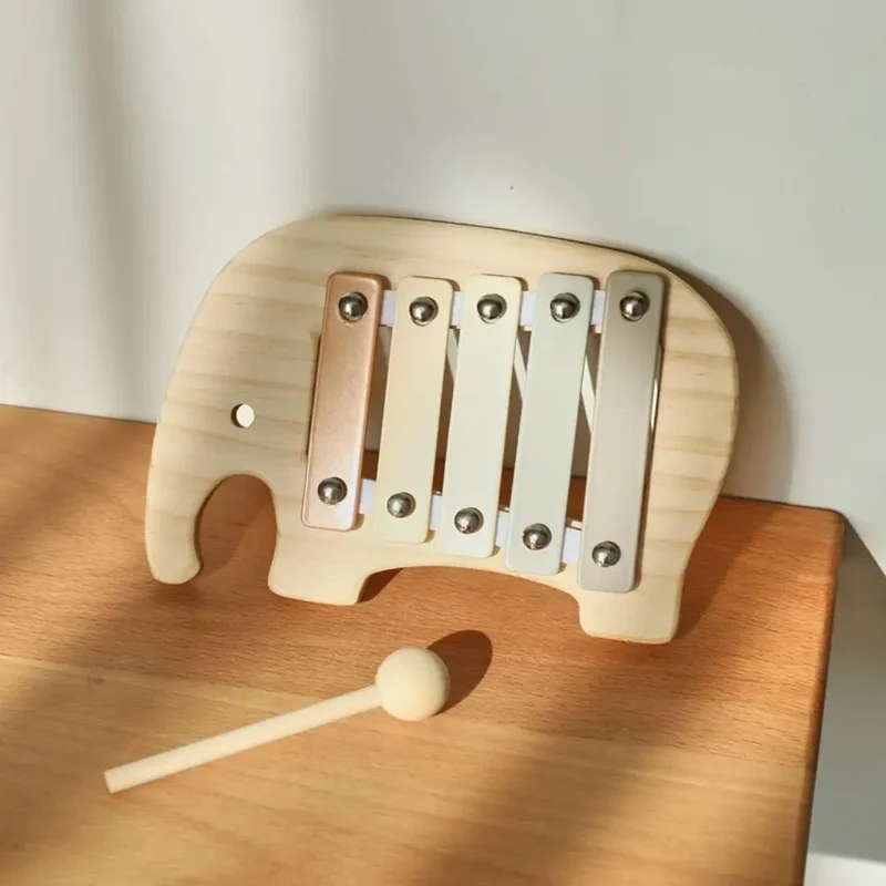 Xylophone en bois 5 notes pour bébé - WoodPlay™