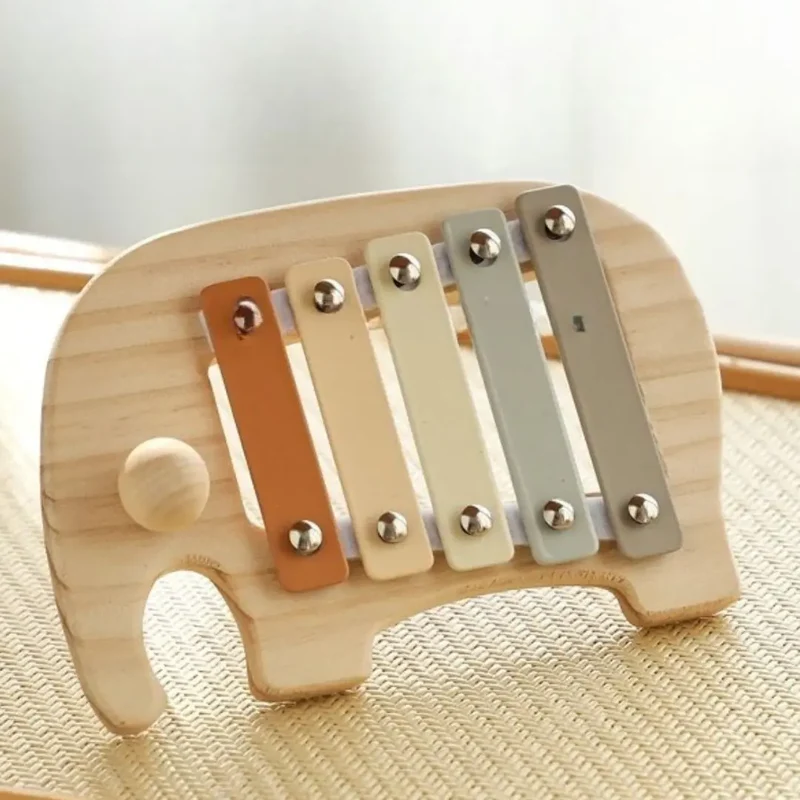 Xylophone en bois 5 notes pour bébé - WoodPlay™