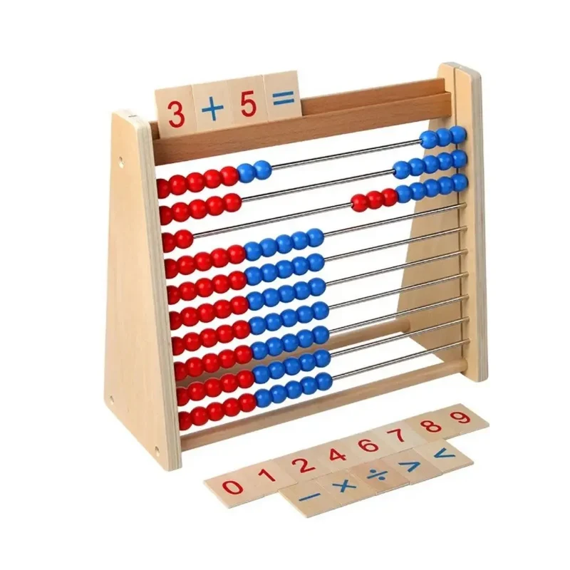 Boulier Chinois Montessori avec Cartes Incluses - Boulix™