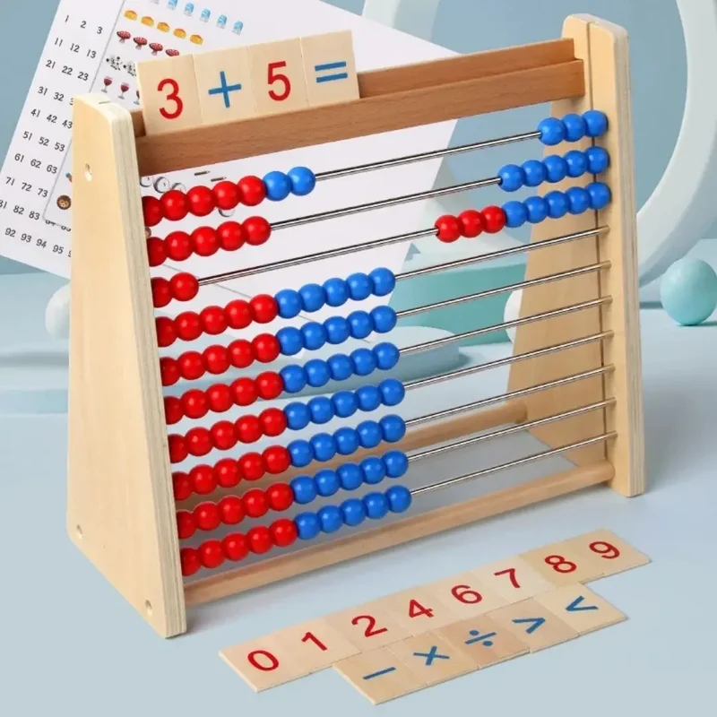 Boulier Chinois Montessori avec Cartes Incluses - Boulix™