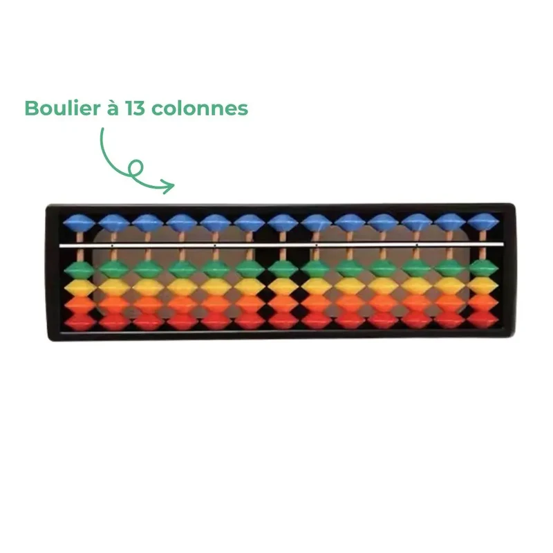 Boulier Chinois traditionnel 13 colonnes – Abaku™