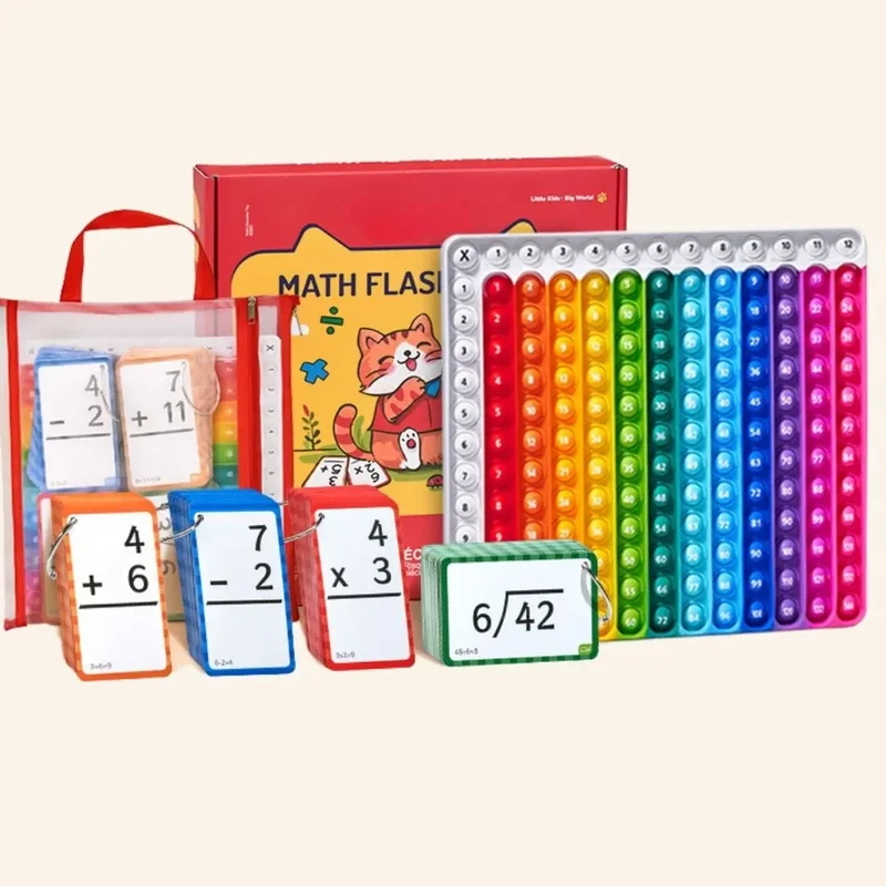 Jeu de Maths avec Cartes Flash & Tapis – PopPopMath™