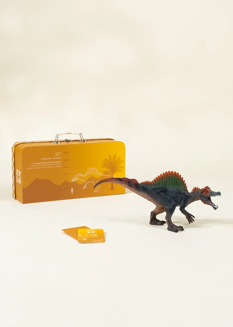 Spinosaurus Dinosaur in a Collectible Box