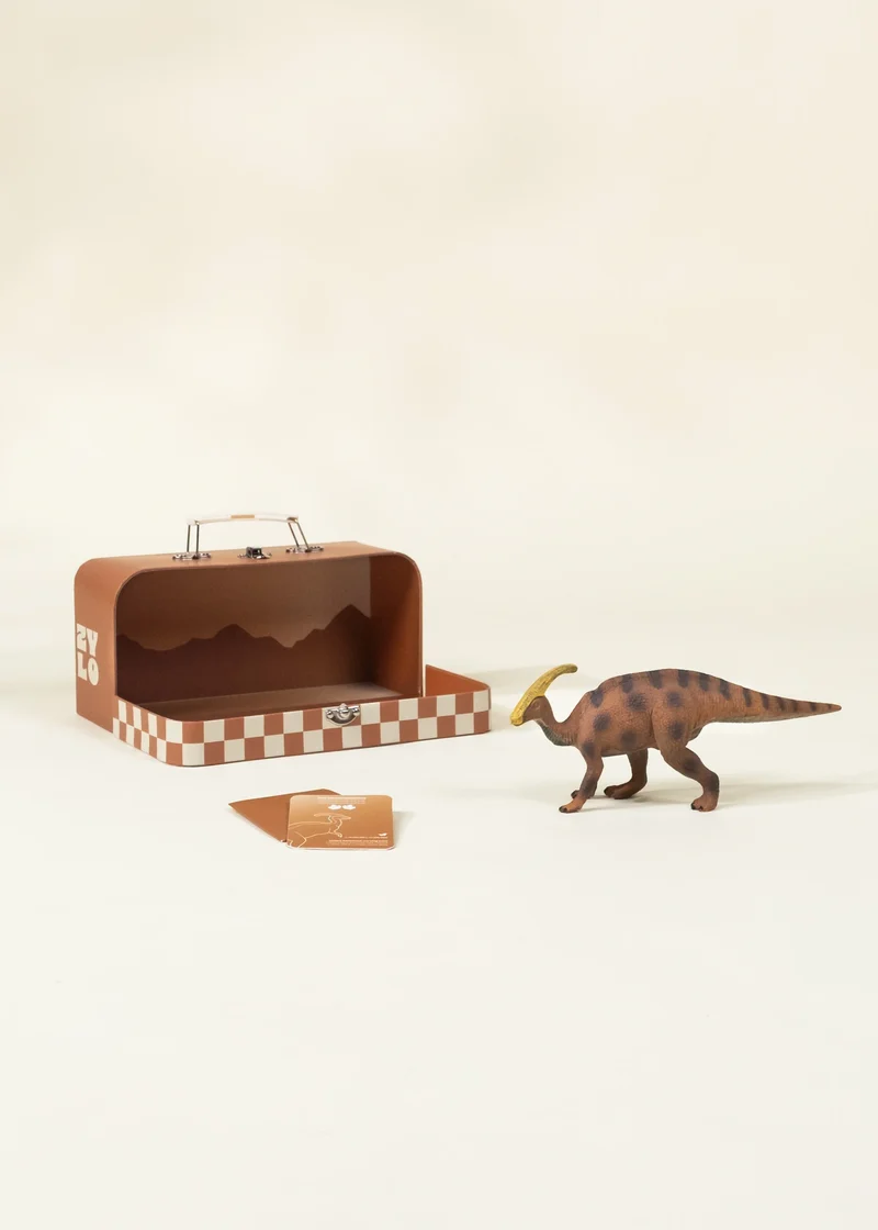 Parasaurolophus Dinosaur in a Collectible Box
