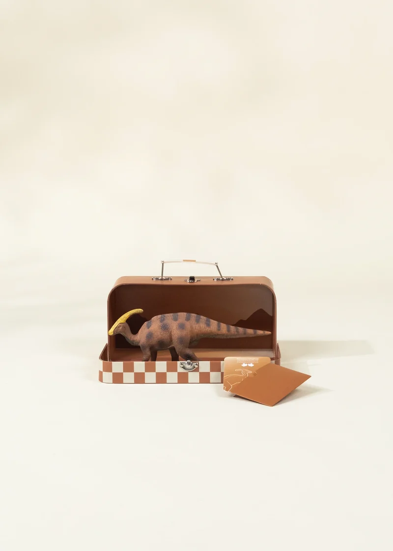Parasaurolophus Dinosaur in a Collectible Box