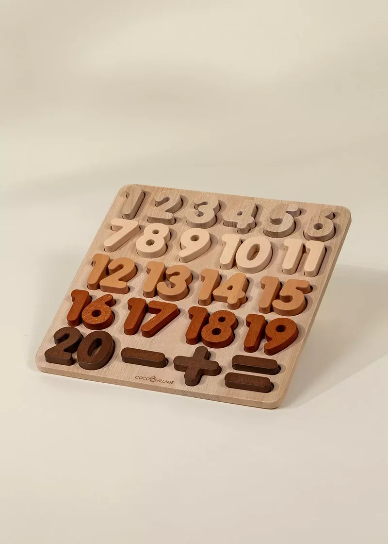 Wooden Numbers Set