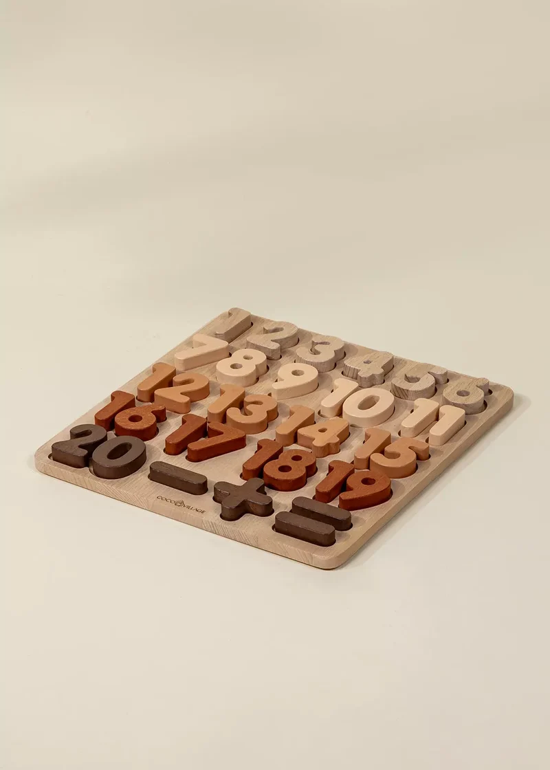 Wooden Numbers Set