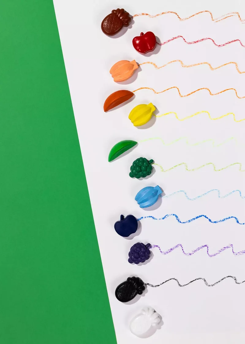 Beeswax Crayons Set - 12 colors