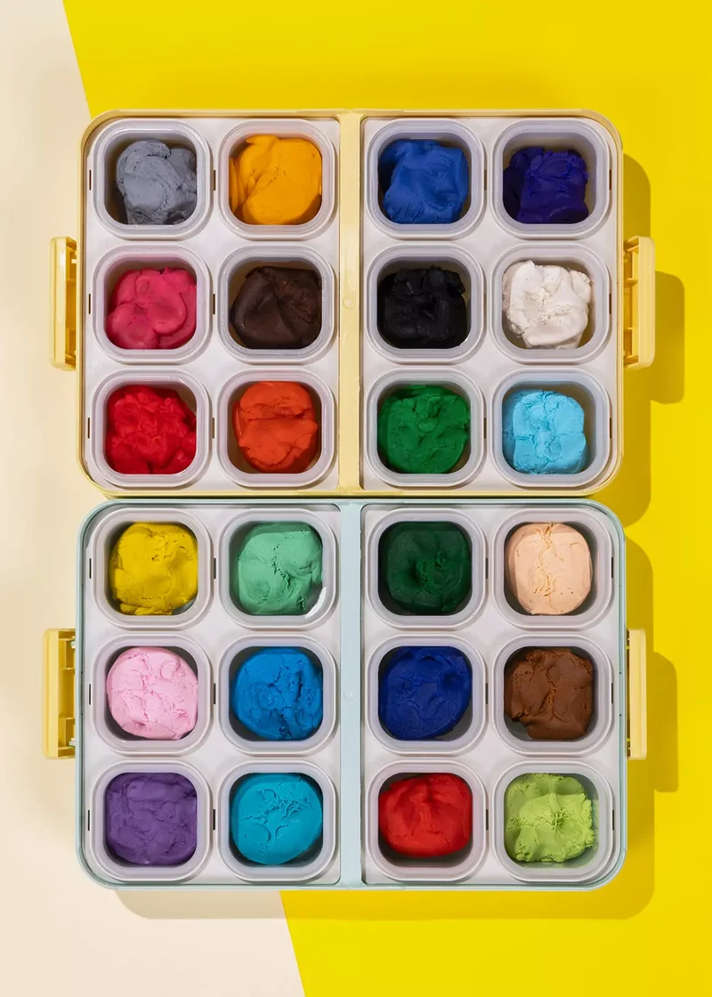 Wheat Straw Modeling Dough Set - 24 colors