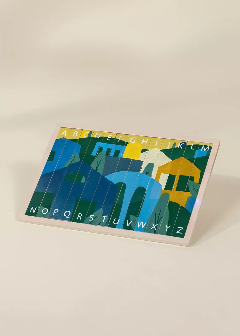 Alphabet Wooden Tab Puzzle - 13 pcs