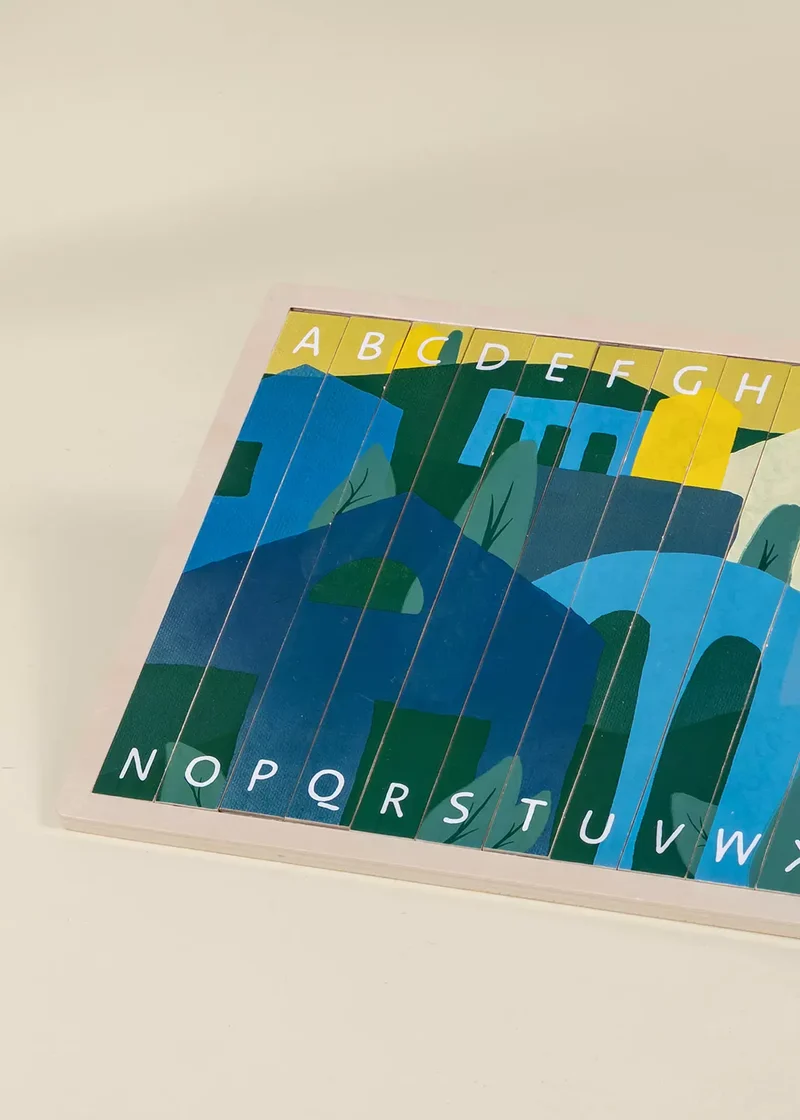 Alphabet Wooden Tab Puzzle - 13 pcs