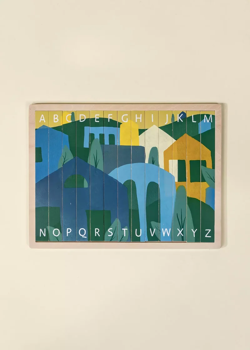 Alphabet Wooden Tab Puzzle - 13 pcs
