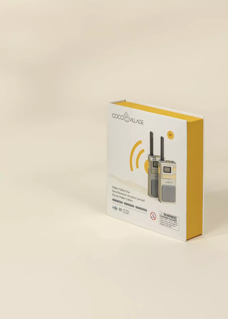 Set of 2 Walkie Talkies - Beige