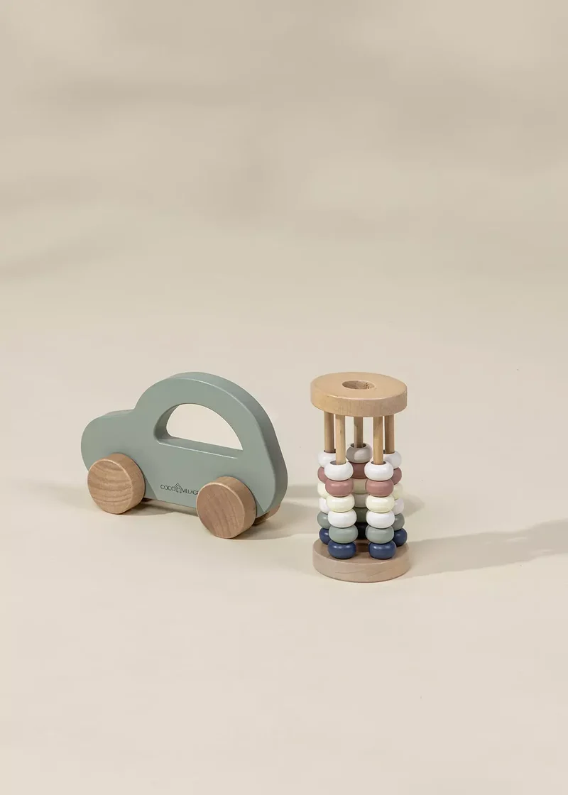 Wooden Baby Toy Gifting Set Abacus & Car